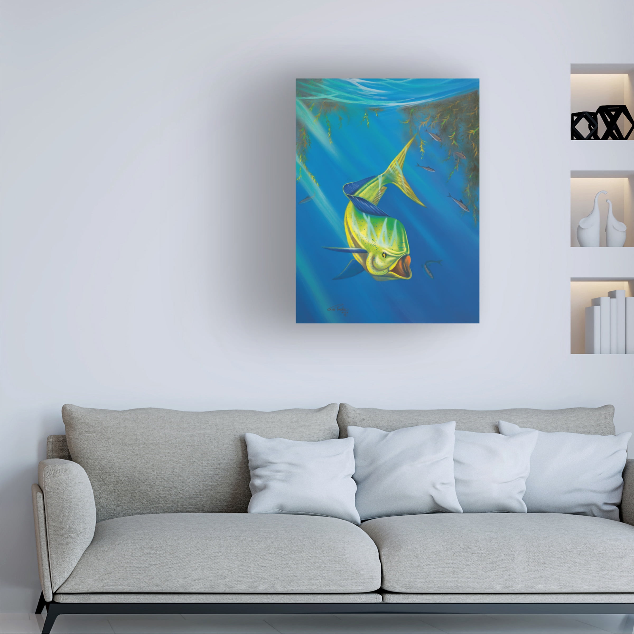 Trademark Fine Art 'Mahi Mahi' Canvas Art by Geno Peoples