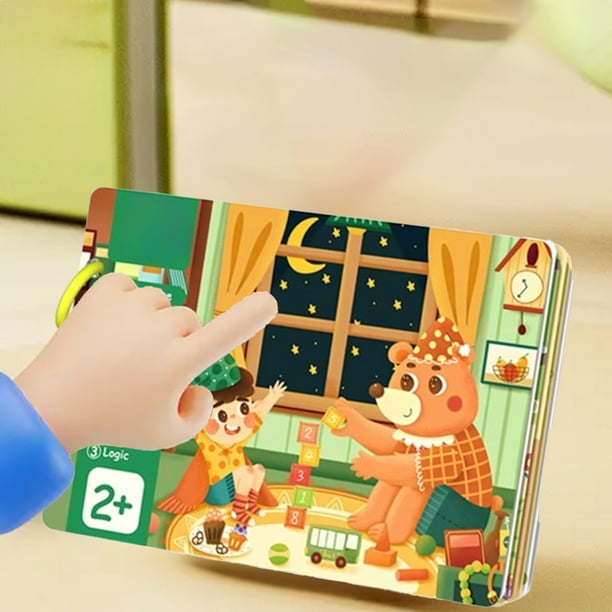 ToyKingdee Busy Book, Preschool Learning Activities Educational Toys Activity Book Christmas Birthday Gifts
