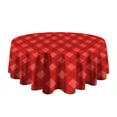 thumbnail image 5 of Christmas Round Tablecloth 60x60in(153x153cm) – Waterproof Polyester Table Cover with Full Print Design, Wrinkle Resistant & Washable for Kitchen Dining Party Decor, 5 of 6
