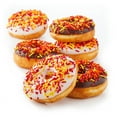 Freshness Guaranteed Whole Chocolate Iced Donuts with Sprinkles, 19 oz