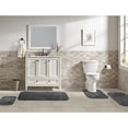 thumbnail image 2 of Garland Rug Sedona Washable Bath Rug Set, 4 Piece Set (2 Bath Rugs, Contour Rug, Runner Rug) Cinder Gray, 2 of 6