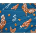 thumbnail image 5 of oneOone Velvet Black Fabric Hen Sewing Craft Projects Fabric Prints By Yard 58 Inch Wide-C6, 5 of 5