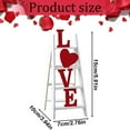 thumbnail image 3 of Valentine LOVE Ladder Tabletop Decor - Red Valentine's Day Decoration for Home Table and Gifts, 3 of 6