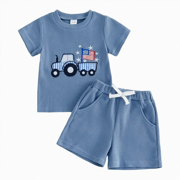 peqiut Toddler Baby Boy Clothes 0 6 12 18 24 Months 3T Letter MAMA'S BOY Short Sleeve T Shirt Top and Pants with Pocket Cute Summer Outfit 2Pcs Set