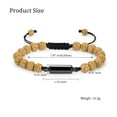 thumbnail image 2 of Men Women Volcanic stone beaded ashes bracelet Cremation Pendant Small Urns For Ashes Keepsake Urn bracelets, 2 of 6