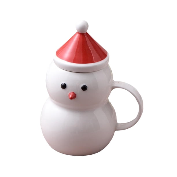 Taza de café de cerámica navideña, taza de café para mujer, decoración, regalo para amantes del café, taza de té, taza de cerámica para café,