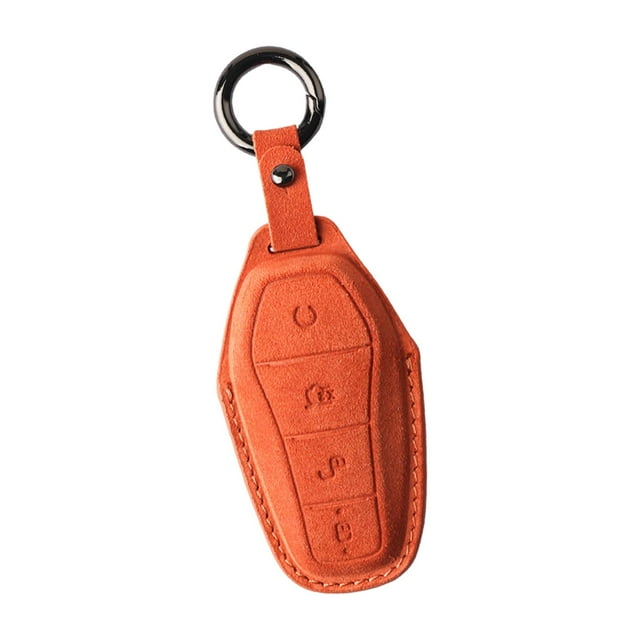 Cubierta de Control Remoto de Coche, Protección Completa, Fácil Instalación, Protector de Llave Inteligente, Carcasa de Control Remoto para Dolphin Yu Naranja