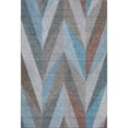 thumbnail image 2 of Addison Rugs Mayfield Premium Machine Washable Transitional Geometric Teal Rectangle Rug, 10' x 14', 2 of 6