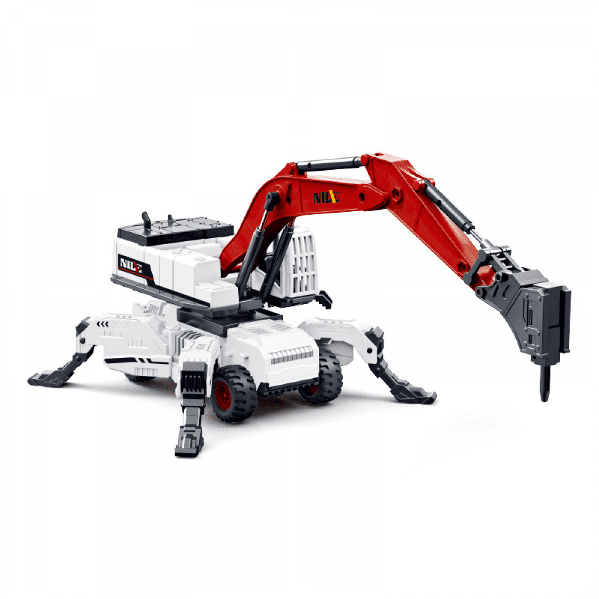 T286B ミニチュア重機 ホワイト/レッド1/35 STANLEY Jr. Miracle Gro Pretend Kids Lawn Mower, Children's