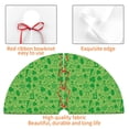thumbnail image 4 of Yiaed St Patrick's Day Print Christmas Tree Skirt , Tree SkirtsTree Mat for Christmas Winter Holiday Indoor Decorations-48", 4 of 7