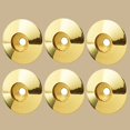 thumbnail image 2 of Renovators Supply Door Back Plate Bright Brass 1 3/16" Escutcheon Cover w/Lacquered Finish Doorplate Pack of 6, 2 of 7