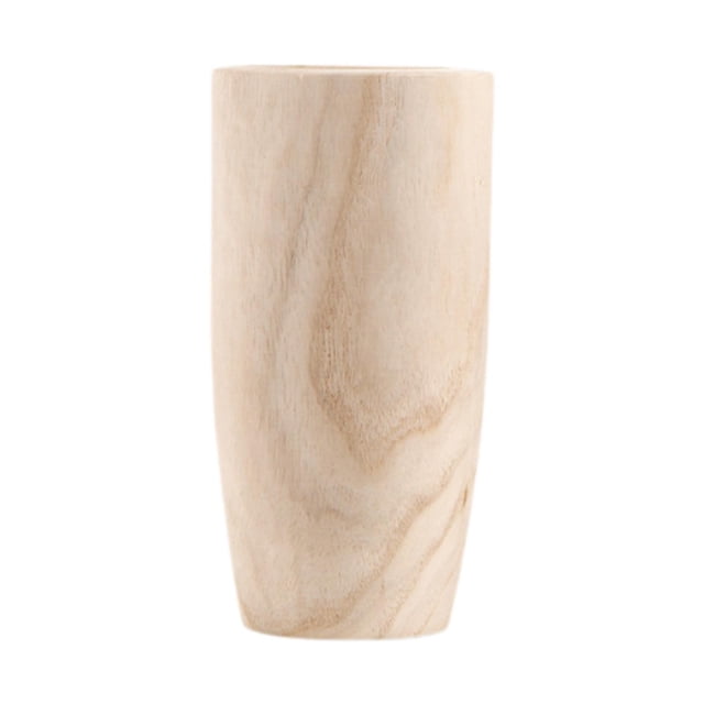 Jarrón de madera, tarro para arreglos florales, contenedor multiusos para sala de estar Tamaño S
