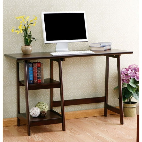 SEI Furniture Gavin Desk in Espresso
