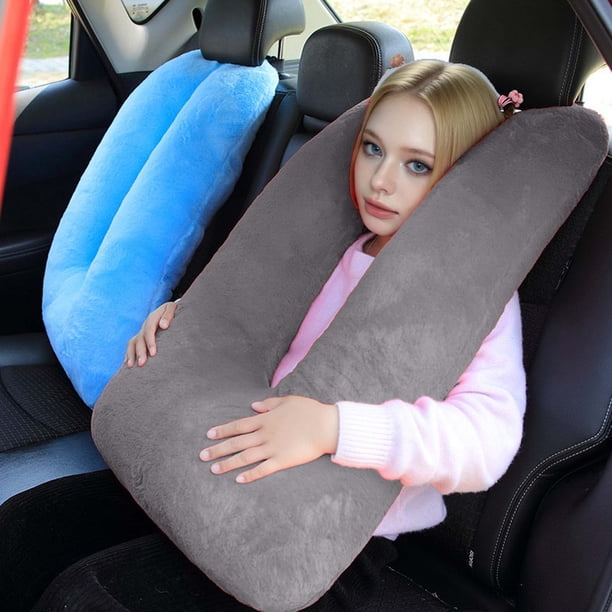 Ganfancp Forma de U Multi-Funcional Coche Almohada de Felpa Cojín Cuello Asiento Cintura Almohada Almohada Dormir Duales Uso Artículos En Liquidación 1X Cojín de Felpa para Coche