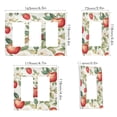 thumbnail image 2 of Yayeee Rocker Switch Wall Plate 3-Gang 6.5"x4.6" Home Decorative Outlet Cover, Beige Apple Pattern, 2 of 6