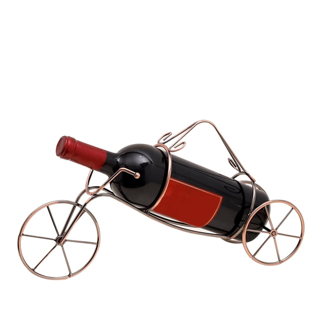 Wine Bottle Holder Vintage Creative Tricycle Wine Rack Table Wine Stand for Home