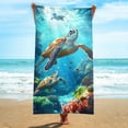 thumbnail image 6 of Beach Towels $15 & under. Sentuca Summer Beach Towels for Kids, Lightweight Hawaiian Bath Towel 29 x 59 Inch, 6 of 8