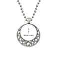 thumbnail image 1 of Ikebukuro Japaness nombre de ciudad sol rojo bandera Collares Colgante Retro Moon Stars Jewelry Unbranded M, 1 of 3