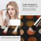 thumbnail image 3 of Juego de brochas de maquillaje DuCare, 15 unidades, con bolsa para mezclar bases, 3 of 9