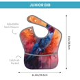 thumbnail image 4 of Kdxio Vibrant Hummingbird Watercolor Art Bibs For Babies, Baby Bibs for Eating, Toddler Bibs, Waterproof Bibs, Feeding Bibs, for Toddlers, Boys, Girls, 4 of 8