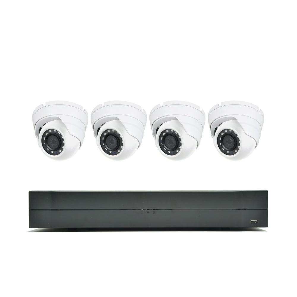 LaView 1080P HD 4 Security Cameras 4CH Home Video Security Camera System W/1TB HDD 2MP Night