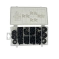 thumbnail image 1 of MasteelfCA 180 Pcs Anneau Joint d'Isolation en Caoutchouc Joints de Rondelle pour Compresseur de Climatisation de Voiture Kit d'Outils de Réparation Auto Assortiment Noir, 1 of 7