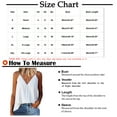thumbnail image 3 of JINMGG Tank Tops for Women under $5,Women's Fashion Solid Sleeveless Vest T-Shirt Sling Blouse V Neck Casual Tops Beige XXL, 3 of 4