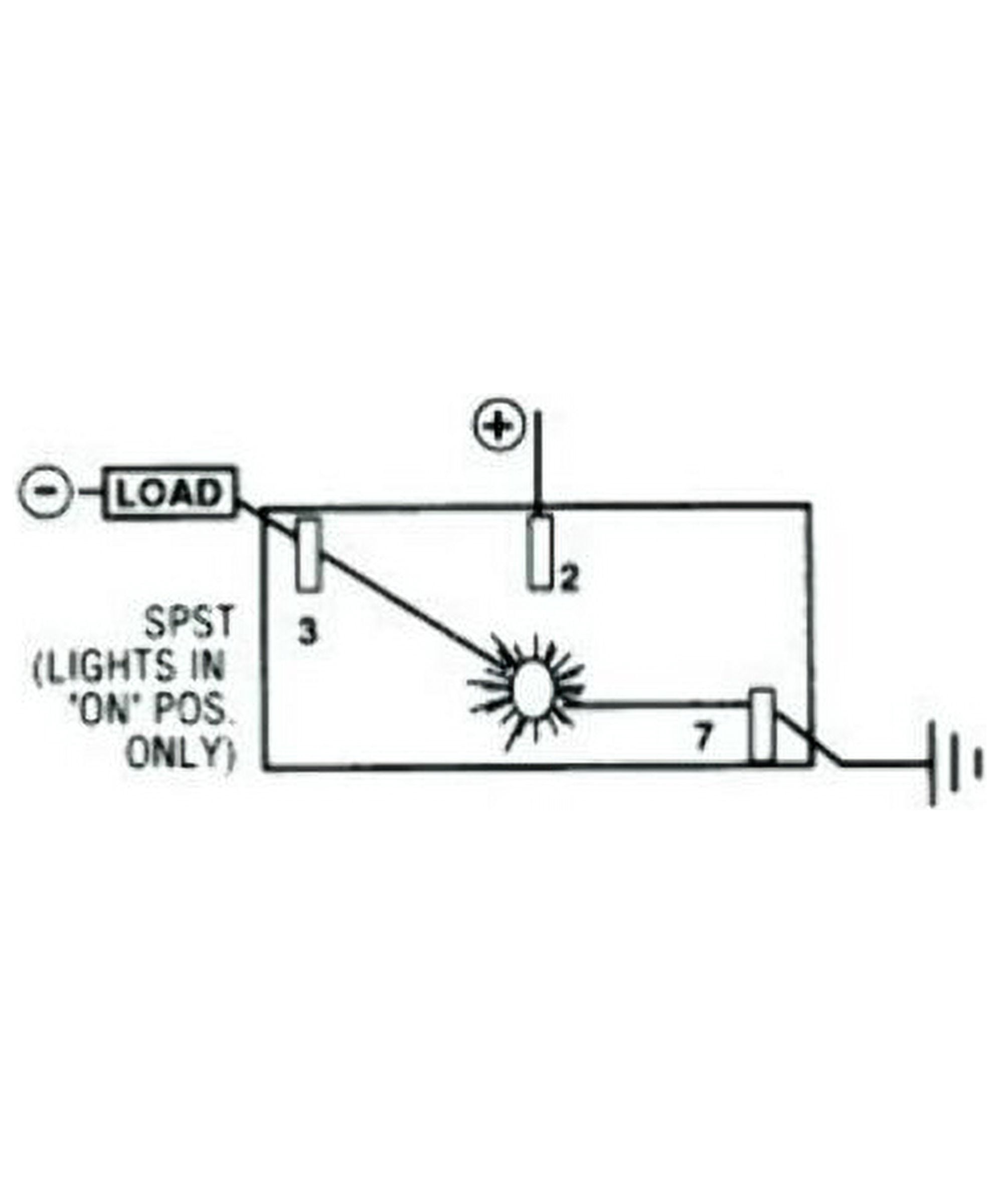 New Illuminated Waterproof Contura Rocker Switches sierra Rk19450-1 On/Off SPST Terminals 3 Blade