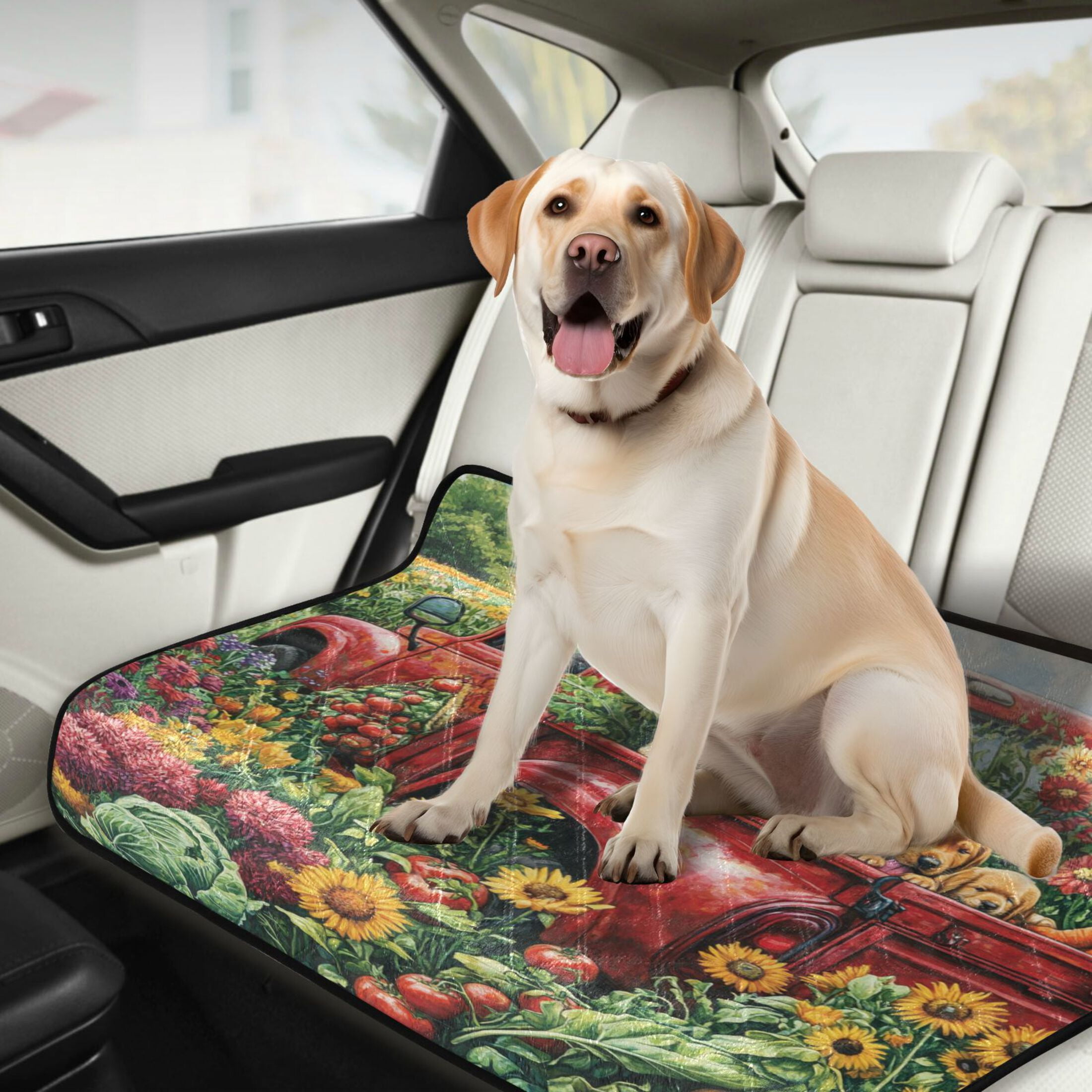 Qxltty Vegetable Truck Cat litter Pads Pet Set of 2 Diaper Mats Center Anti-leakage Layer Absorbent Soft and Comfortable