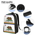 thumbnail image 4 of California Lgbtq Gay Pride Flag Backpack Travel Bag For Men Women Lightweight Back Pack With Laptop Compartmen, 4 of 8