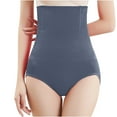 thumbnail image 3 of EQWLJWE Shapewear for Women Thong Underwear High Waist Panties Seamless Cool Briefs Compression Stomach Butt Shapewear Gray(M-4Xl), 3 of 3