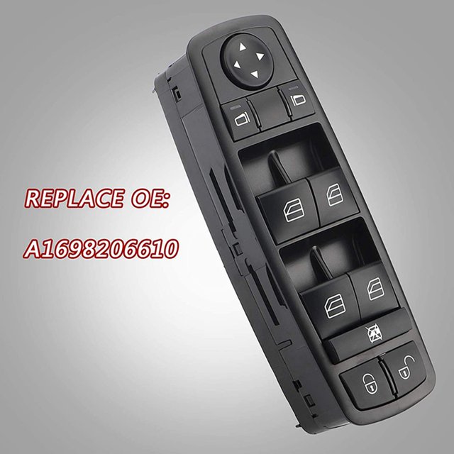 A1698206610 Power Master Window Switch for a B GL M R Class W245 W169 A150 B200 X164 2004-2012