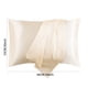 thumbnail image 5 of Funda de almohada de seda sintética para cabello y piel. Juego de 2 fundas de almohada de seda sintética de 50 x 66 cm con cierre de sobre. Ideal para mujeres y hombres., 5 of 5