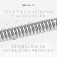 thumbnail image 3 of D'Addario Cuerdas para guitarra ac&uacute;stica, XS 80/20 con revestimiento de bronce, XSABR1047, calibre extra ligero 10-47, juego de 6 cuerdas, paquete de 1, 3 of 4