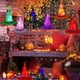 thumbnail image 4 of Sombrero de bruja luminoso con luz LED para Halloween, decoración para exteriores, jardín, fiesta de adultos, graduación, disfraz, 4 of 4