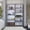Multicolor#1, variant on Metal File Cabinets, 2 Piece Bookcase Living Room Set, Storage Cabinet, 49" Wide and 9 Shelves Matt Gray / White, Multicolor Office File Cabinets,Particle Board Steel File Cabinets