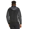 thumbnail image 4 of 9 Crowns Men's Slim Fit Removable Hood Quilted Jacket (Style C - Black, Medium), 4 of 7