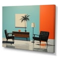 thumbnail image 2 of Designart "Mid Century Sleek horizon I" Mid-century Wall Art Living Room, 2 of 5