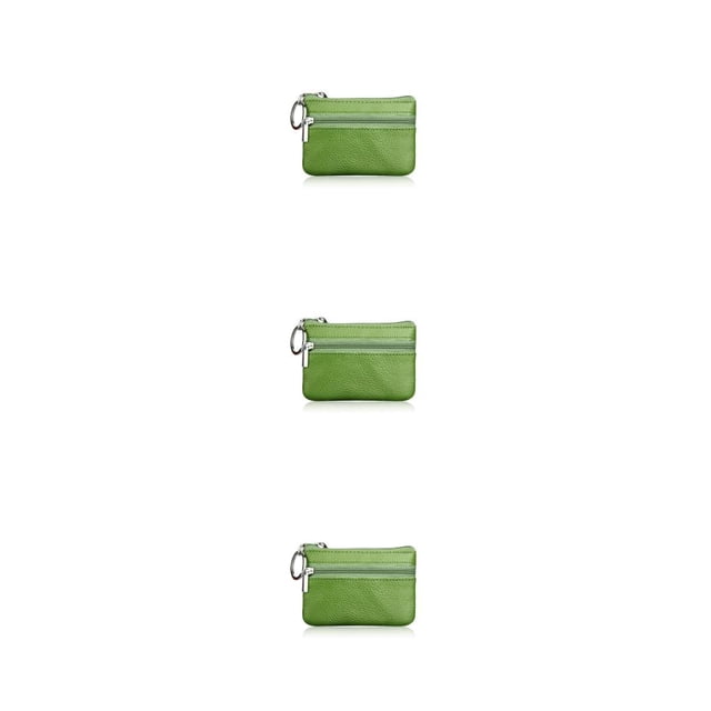 Qarigey Cartera de mujer, llaves de cuero, portátil, fecha de viaje, tienda, llavero, monedero, organizador de monedas, bolsa con cremallera Type1 NO1