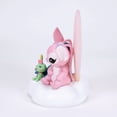 thumbnail image 5 of Disney Showcase Stitch and Angel Light Up Heart Love Figurine 7in H, 5 of 6