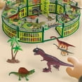 thumbnail image 5 of Eoozwa Dinosaur Castle Building Puzzle Educational Construction Toy Learning Activity Fine Motor Skills Development Reusable Interlocking Blocks, 5 of 9