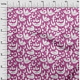 thumbnail image 3 of oneOone Cotton Jersey Fuschia Pink Fabric Bird Sewing Material Print Fabric By The Yard 58 Inch Wide, 3 of 4