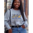 thumbnail image 4 of Peace Love Jaguars Sweatshirt, Southern, Jags, SWAC, Bayou Classic, New Orleans, HBCU, Superdome, Baton Rouge, Sports Sweatshirt Gift,, 4 of 6