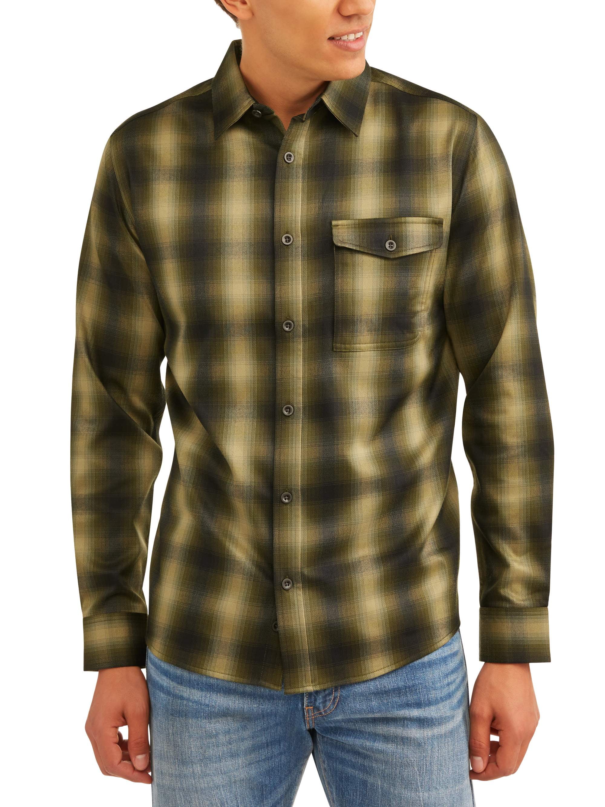 SwissTech Swiss+Tech Men's and Men’s Big Long Sleeve Poly Flannel