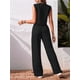 thumbnail image 5 of Conjuntos de 2 Piezas para Mujer: Chaleco de , Conjuntos Casuales Elegantes, Pantalones de Pierna , Trajes. Negro XL, 5 of 7