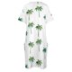 thumbnail image 5 of Vestido de noche holgado con bolsillos y palmeras verdes para mujer, elegante y chic, promoción, 5 of 7