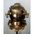 thumbnail image 3 of Brown Antique Scuba Diving Helmet | US Navy Mark V Divers Helmet | Marine Diving Helmet Dive | Underwater Helmet | Replica Gift, 3 of 5