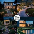 thumbnail image 4 of Solar String Lights for Outside，Outdoor String Light 20 LED 16.4ft 8 Lighting Modes Waterproof for Garden, Courtyard,Balcony, Terrace.（Warm White）, 4 of 6