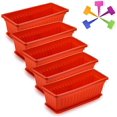 thumbnail image 3 of 5 pack 17 pulgadas flor ventana caja de plástico Feliz Sencillez, 3 of 5