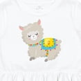 thumbnail image 4 of Inktastic Cute Llama with Colorful Blanket Girls Toddler Dress, 4 of 5